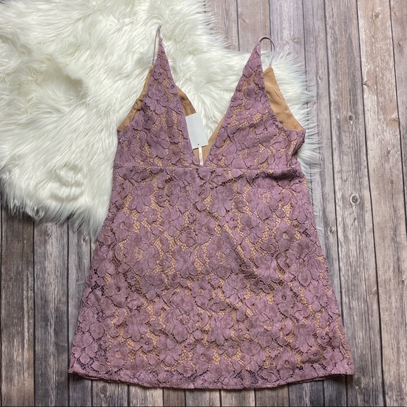 Free People Dangerous Love Lace Mini Dress - Picture 3 of 3